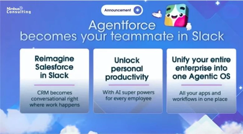 Agentforce becomes your teammate in Slack