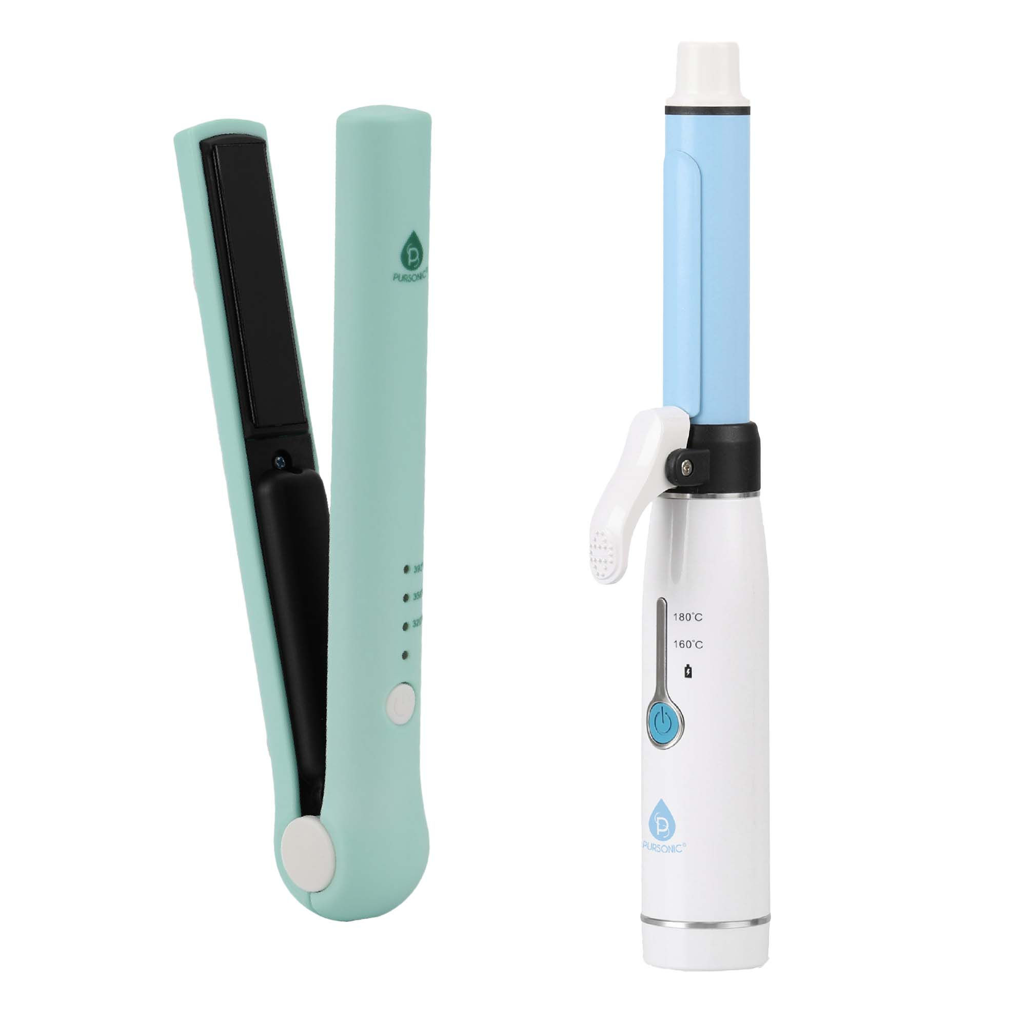Pursonic USB Rechargeable Cordless Styling Duo – H