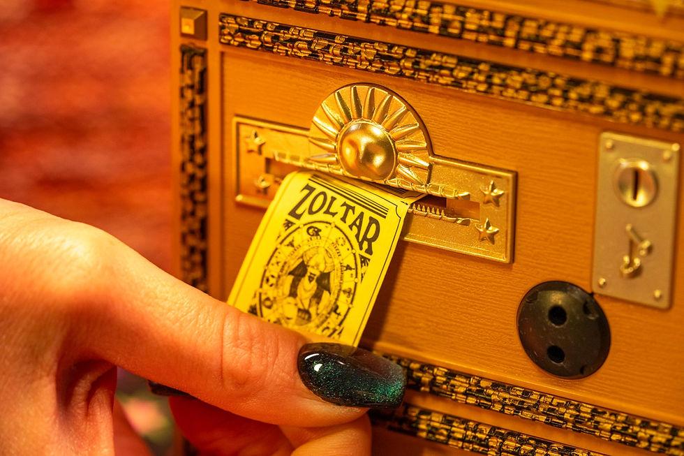 Thumbnail: New Wave Toys Zoltar Speaks Mini Replica Fortune Teller Machine, Fully Animat...