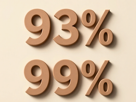 93% und 99%