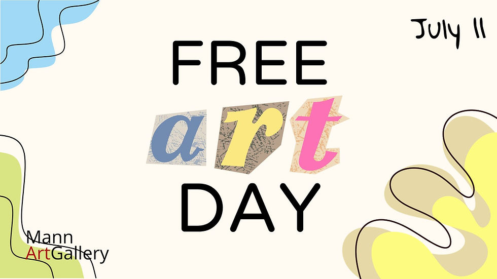 Free Art Day at the Mann Art Gallery