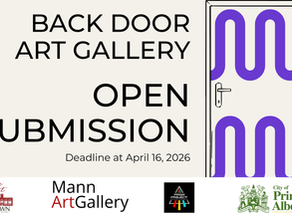 OPEN SUBMISSIONS: Back Door Art Gallery 