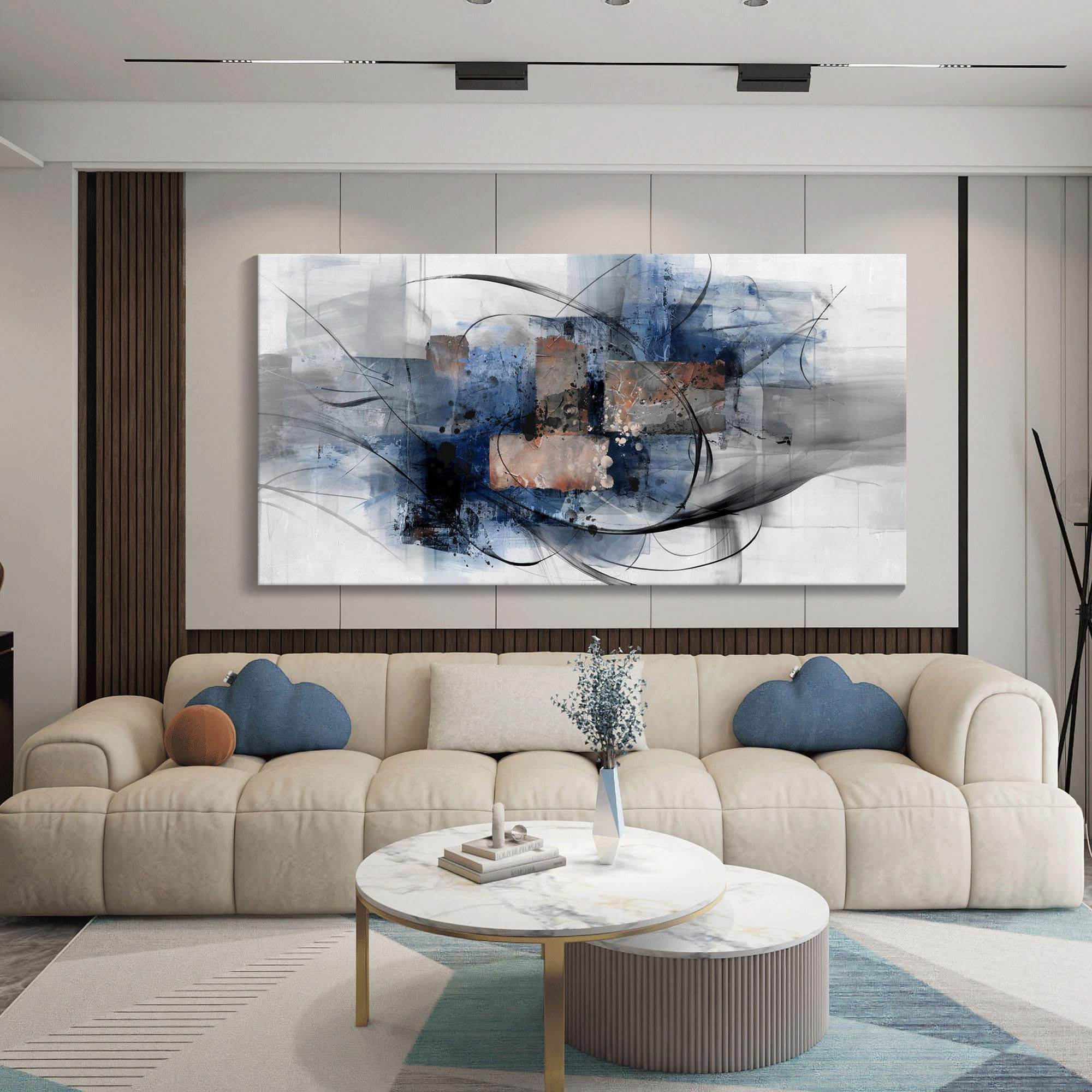 Mofutinpo Canvas Wall Art for Living Room Bedroom Office - Large Wall Art Decor