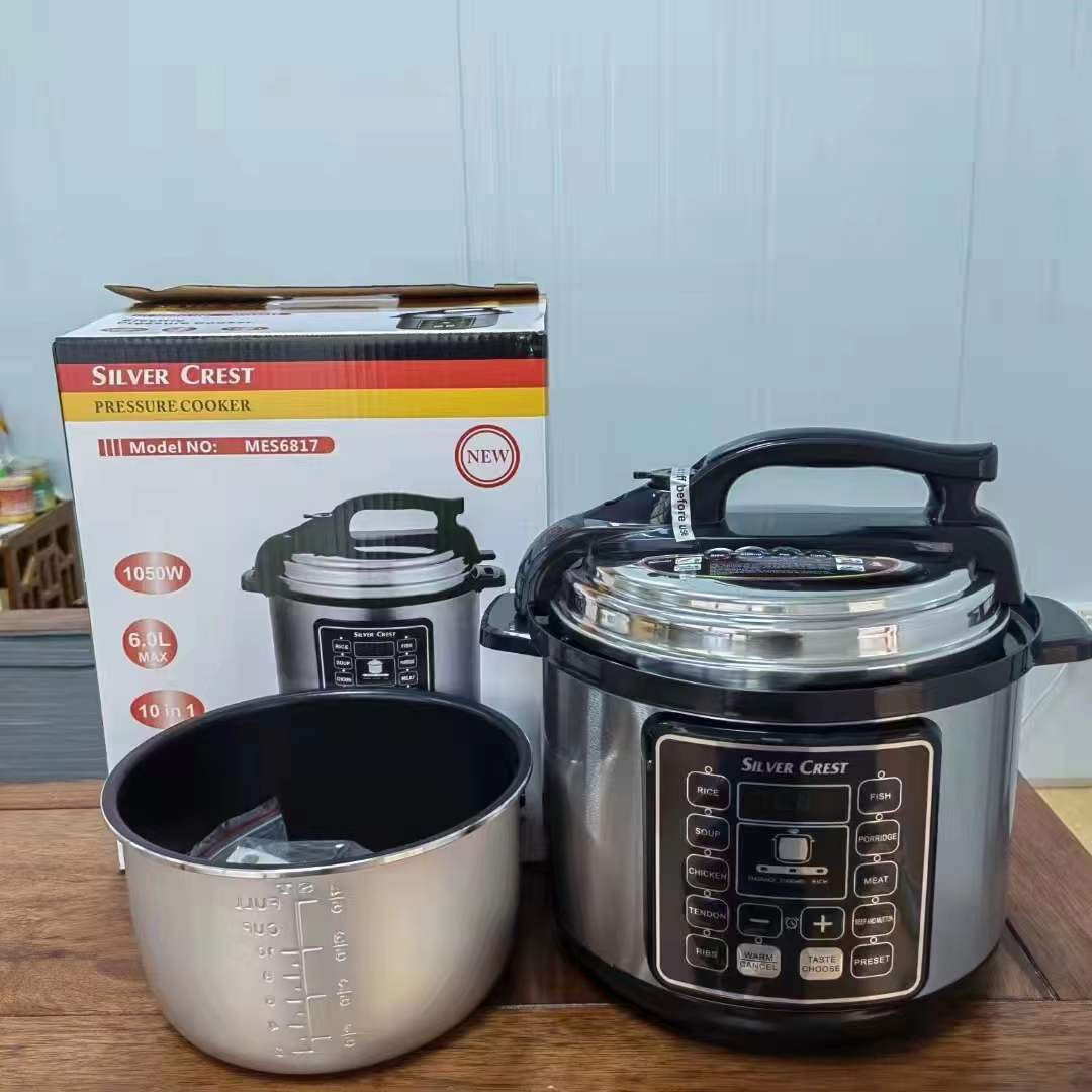 6L Multifunctional Electric Pressure Cooker (Non-Stick)