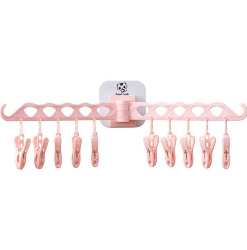 Wall-Mounted Folding Clothes Drying Rack