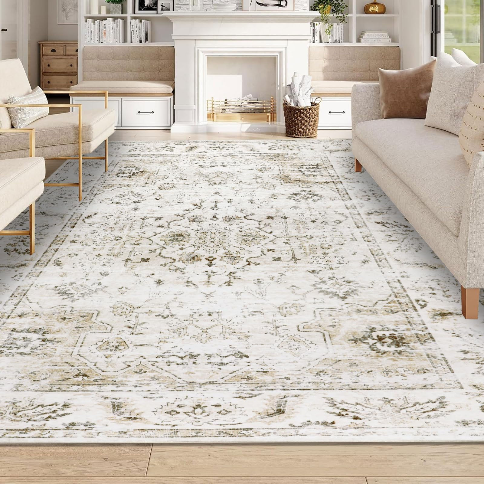 Homcomoda Boho Chic 8x10 Area Rug