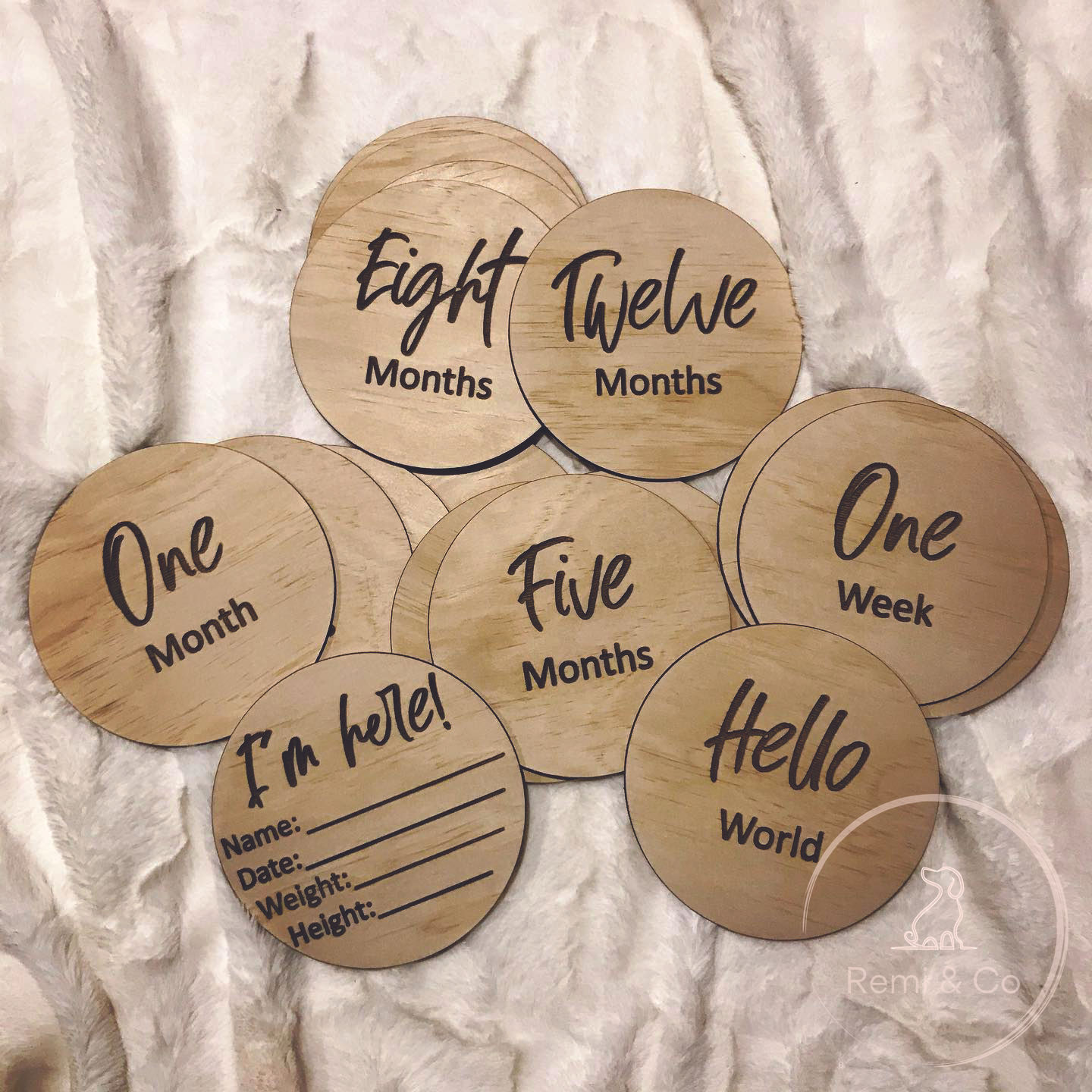 Elegant Milestone Discs