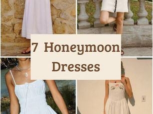 7 Effortless White Dresses for your Honeymoon