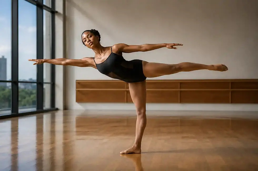 Learning Lateral T's in Horton Technique Modern Dance