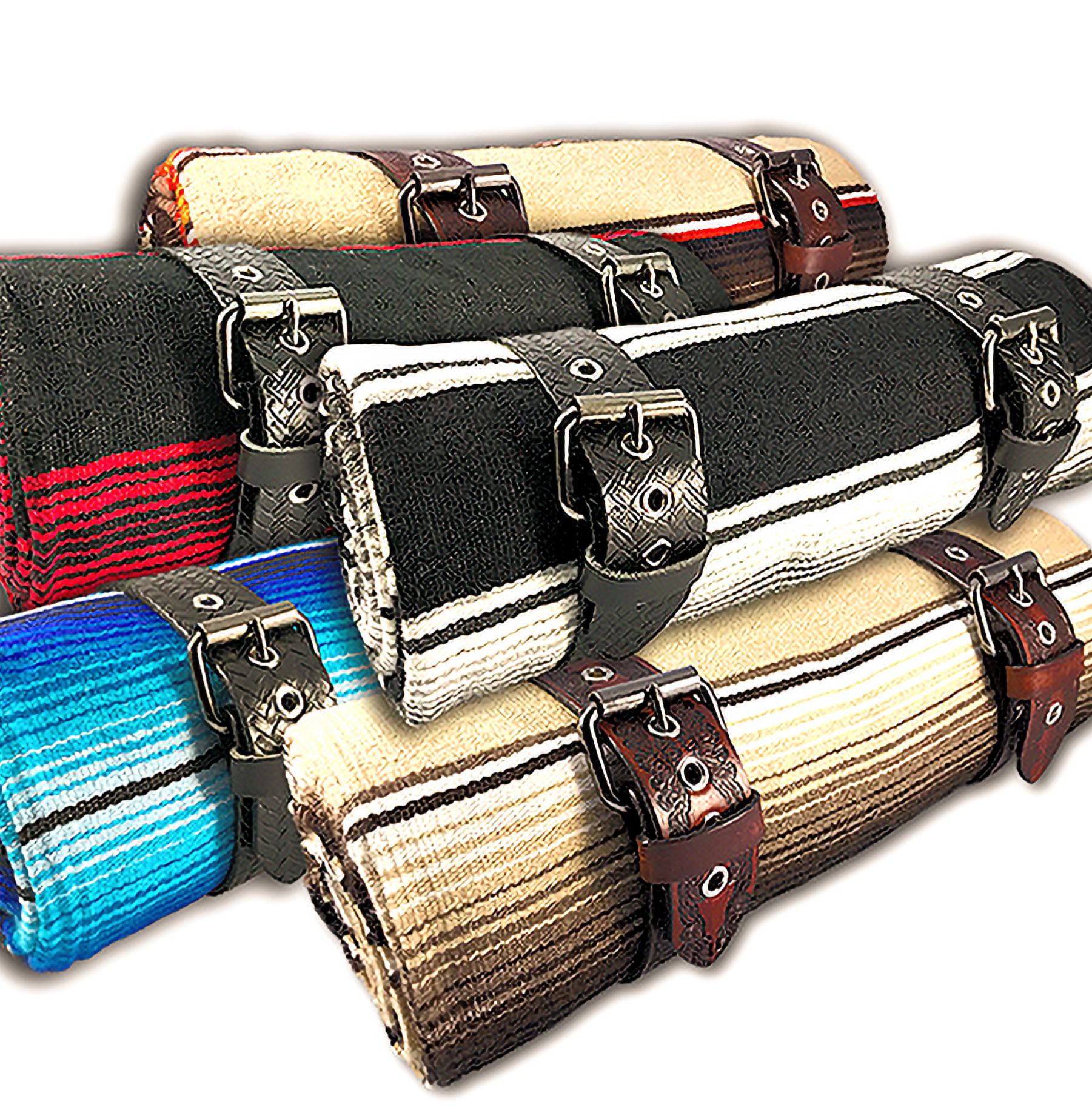 Lowco Vicla Leather Blanket Rolls