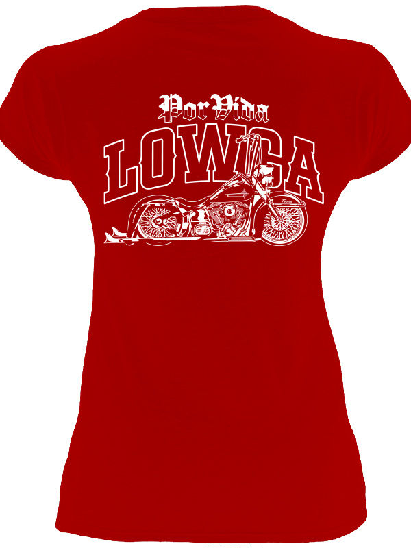 Lowca Por Vida Red v-neck