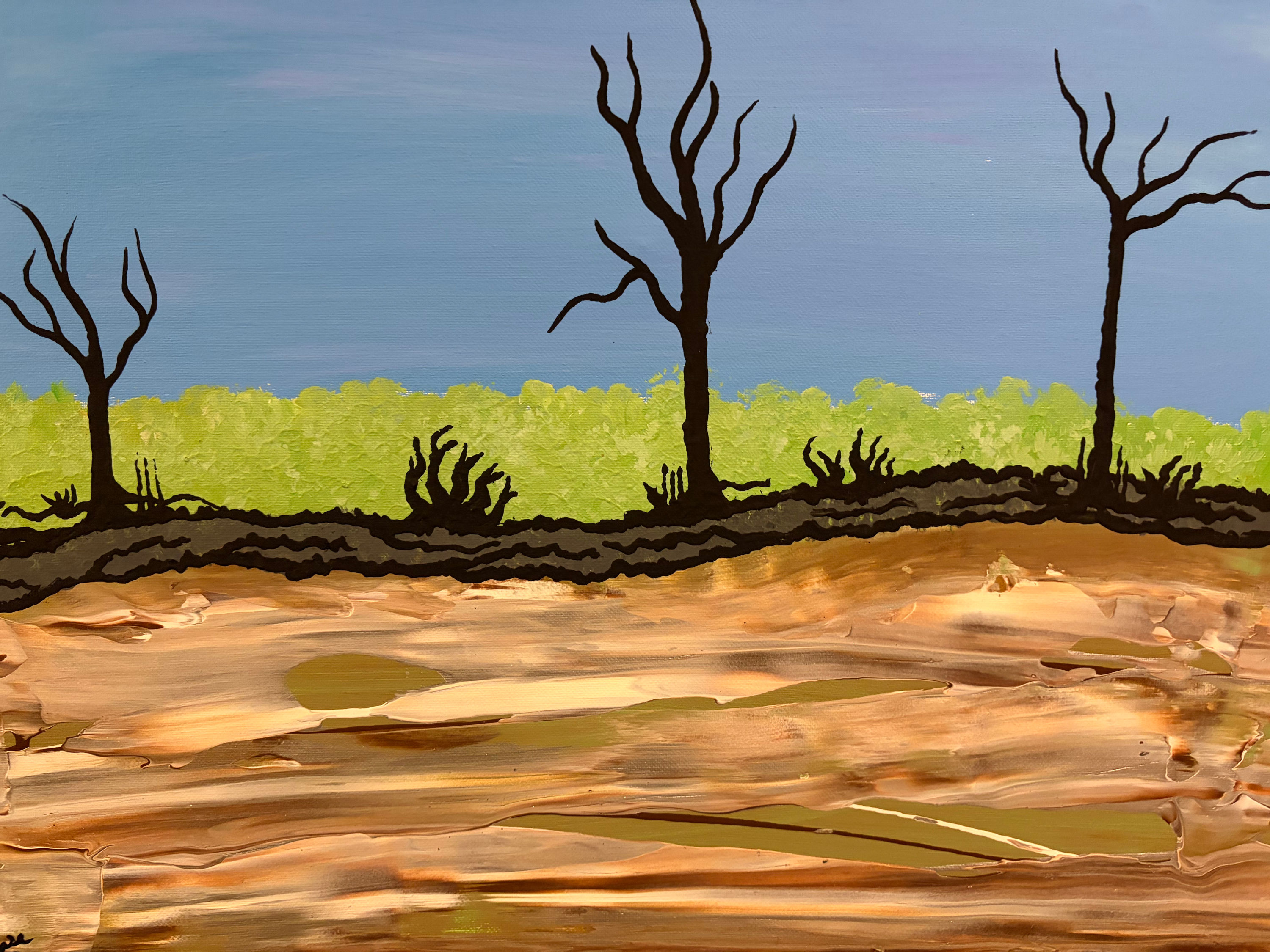 Blowing Wind and Trees