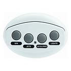 Pentair 521885 iS4 Spa-Side Remote, White, 100-Foot Cable