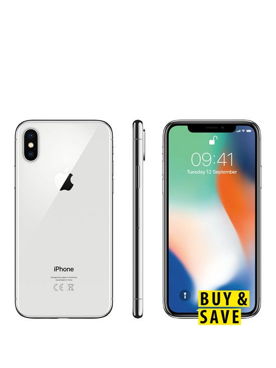 Apple iPhone X, 256Gb - Silver