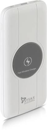 Thumbnail: Syska 10000 mAh Power Bank  (White, Lithium Polymer)