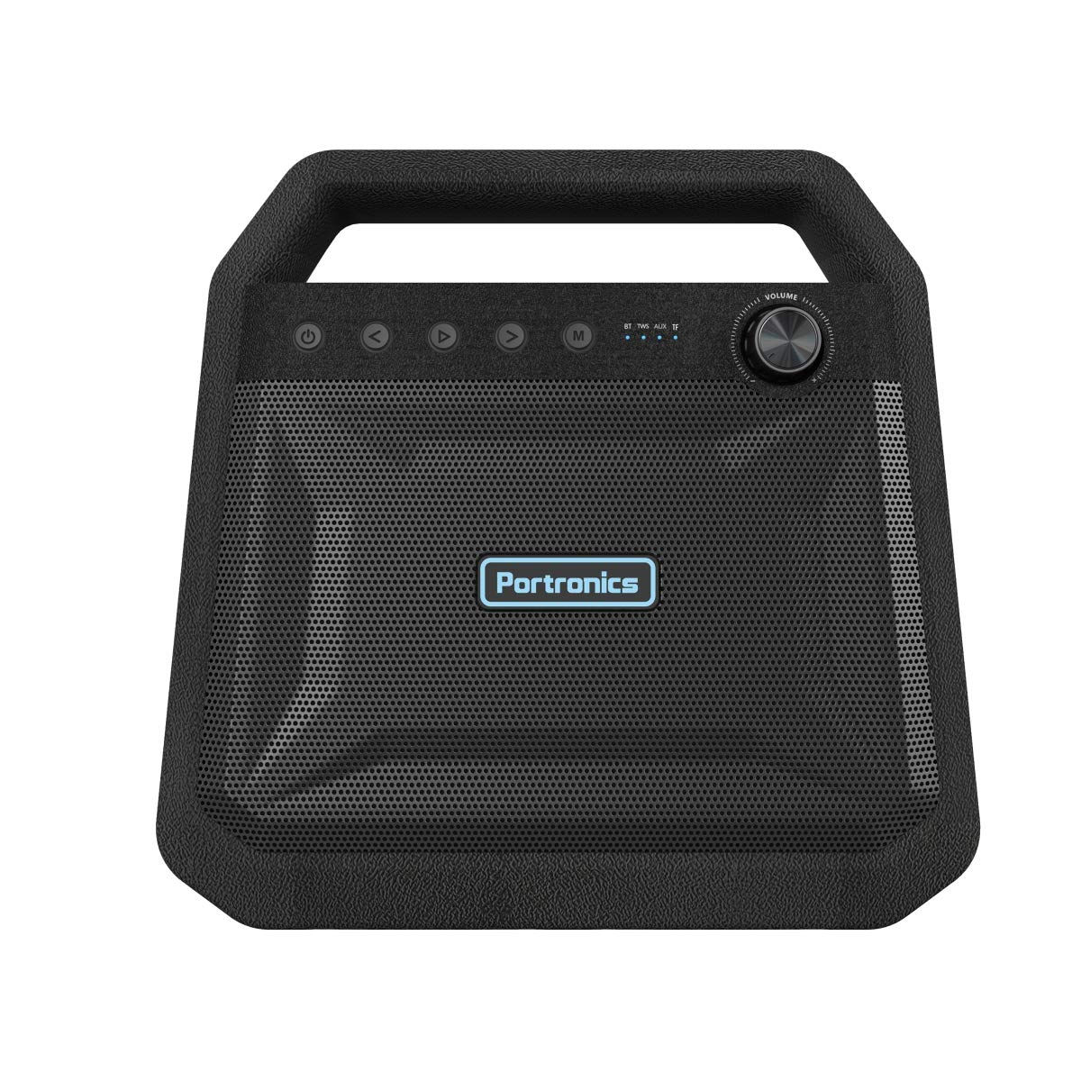 Portronics Roar, a 2x12W Bluetooth 4.2 Stereo Speaker with TWS, Aux in, Micro SD