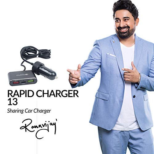 Thumbnail: Toreto Rapid Charger 13-410, Qualcomm Certified 3 Port USB Car Charger