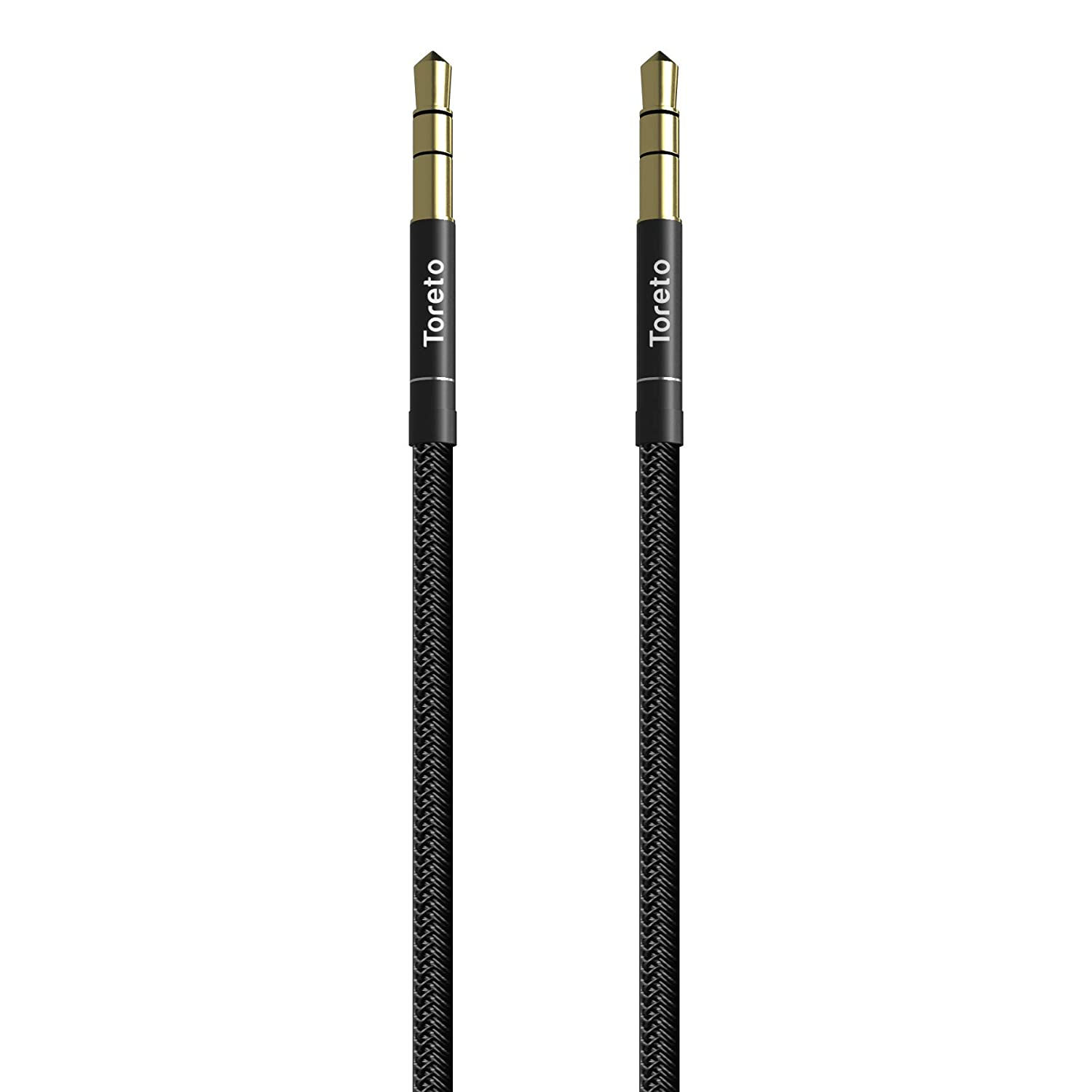 Toreto Sturdy+ 609, Aux Cable 3.5mm (1.5M) Male to Male Stereo Audio aux Cable
