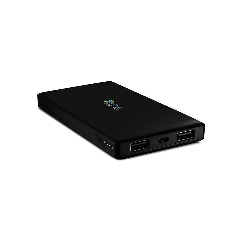 Thumbnail: Syska Power Slice 100 10000mAH Lithium Polymer Power Bank (Black)