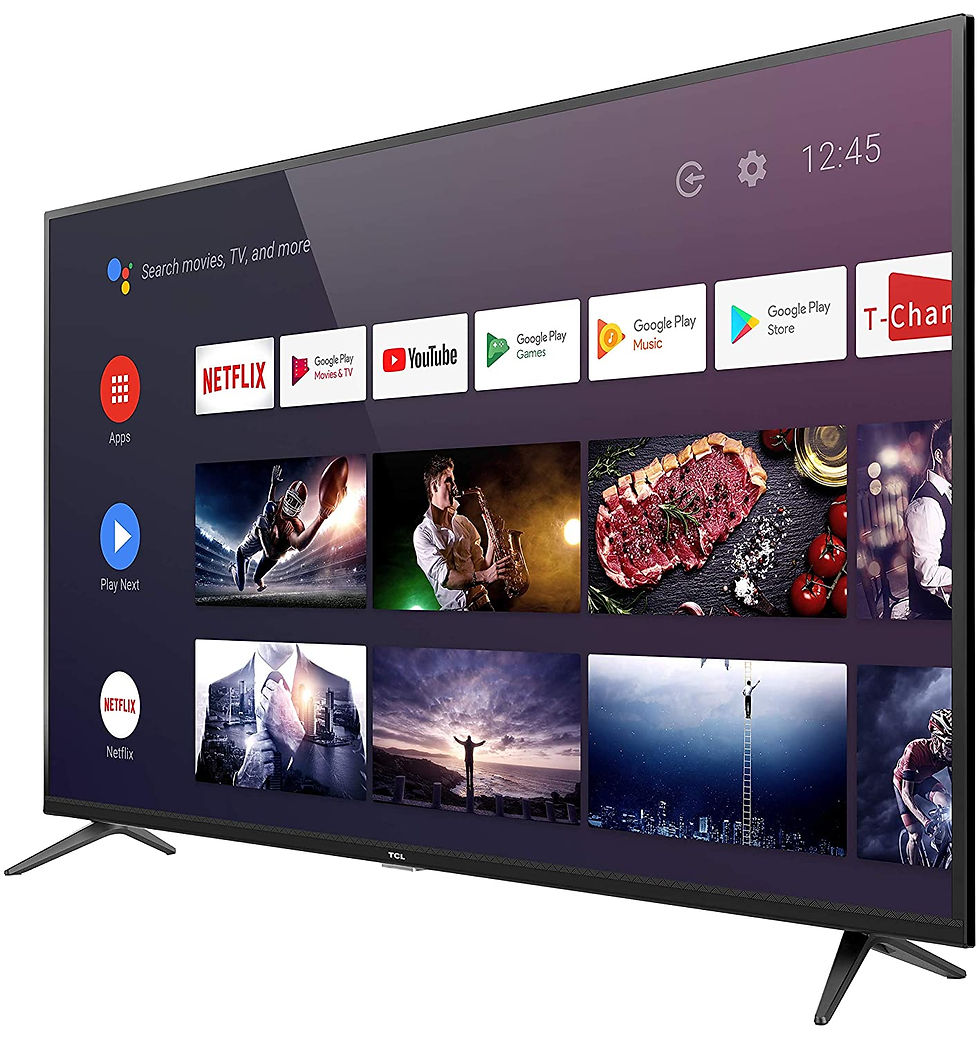 Thumbnail: TCL 163.96 cm (65 inches)  AI 4K UHD Certified Android Smart LED TV 65P8 (Black)