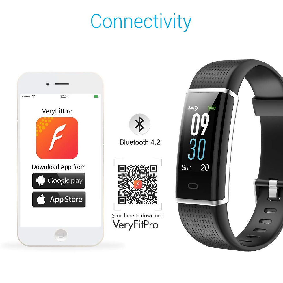 Thumbnail: Portronics YOGG Plus HR a Smart Fitness Wristband with Heart Rate Monitor