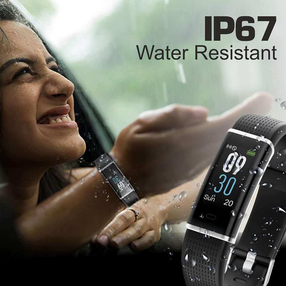 Thumbnail: Portronics YOGG Plus HR a Smart Fitness Wristband with Heart Rate Monitor