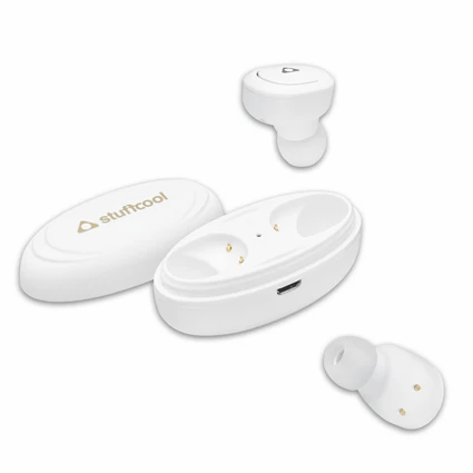 Thumbnail: Stuffcool Stuffbuds TWS True Wirless Earbuds – Latest Bluetooth 5.0 (WHITE)