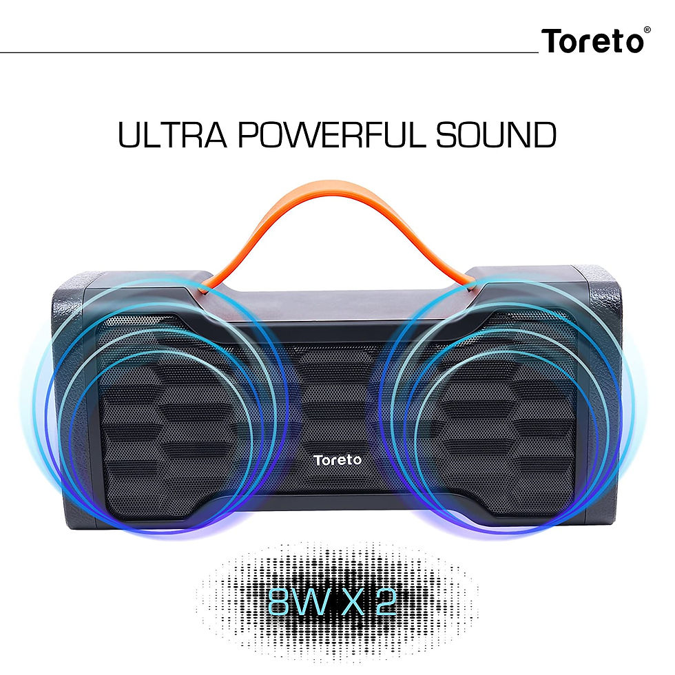 Thumbnail: Toreto STORM-309, Portable Bluetooth Speaker with Rich Deep Bass