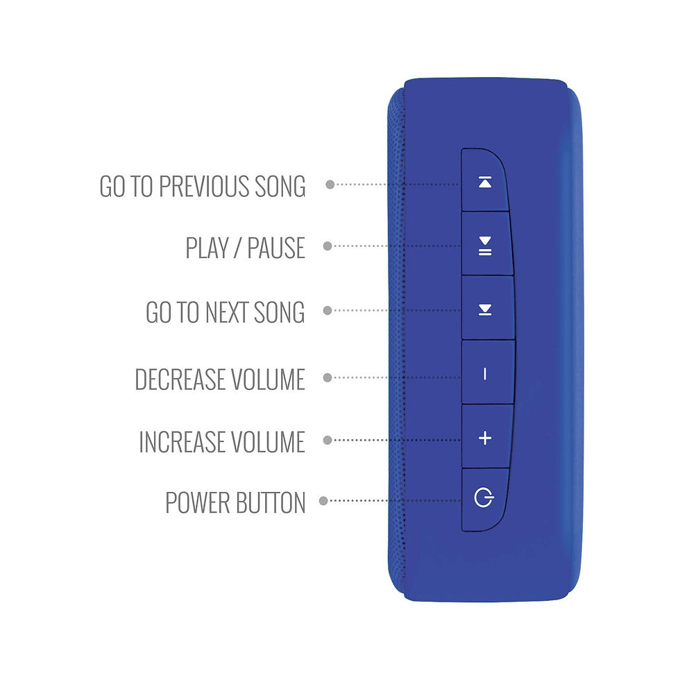 Thumbnail: Saregama mini speaker 2.0 bluetooth speaker (BLUE)