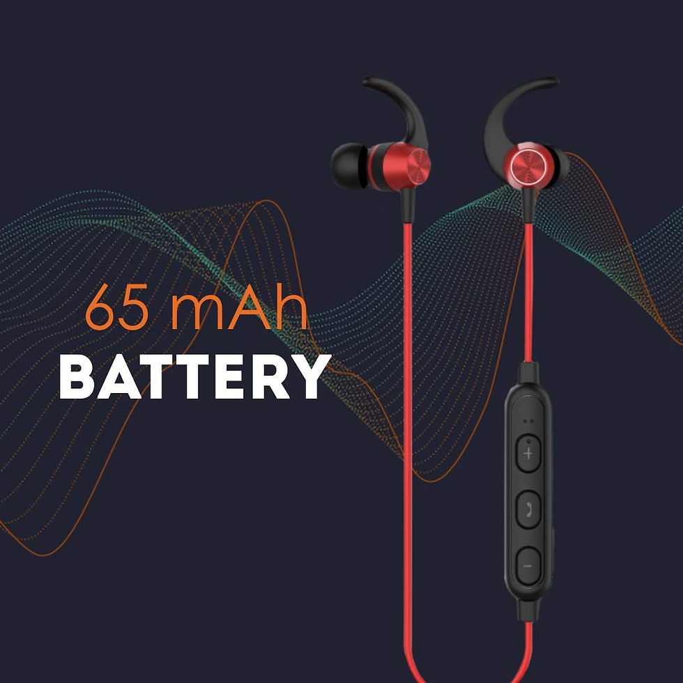 Thumbnail: Gizmore Wireless Neckband GIZ MN203 (Red)
