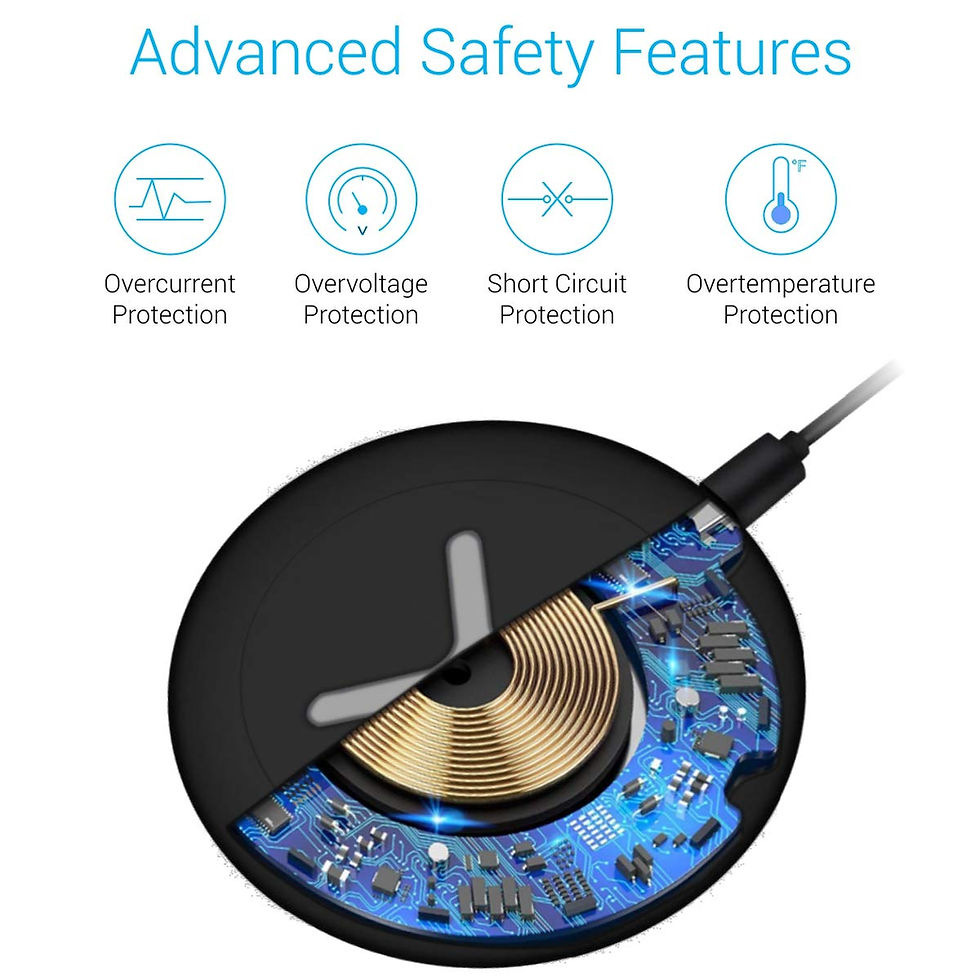 Thumbnail: Portronics Toucharge X 10W/2A Wireless Mobile Charging Pad (POR-896, Black)