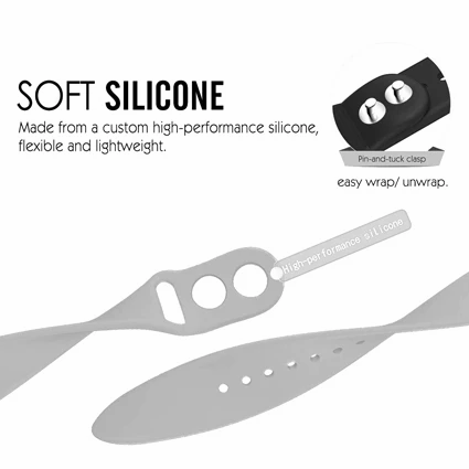 Thumbnail: Stuffcool Silicon iWatch Band 40-44mm - White