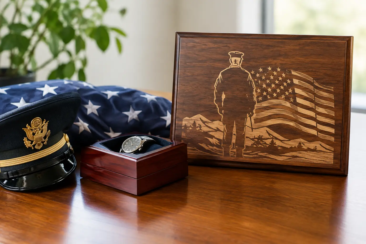 Engraved Military Retirement Gifts That Serve