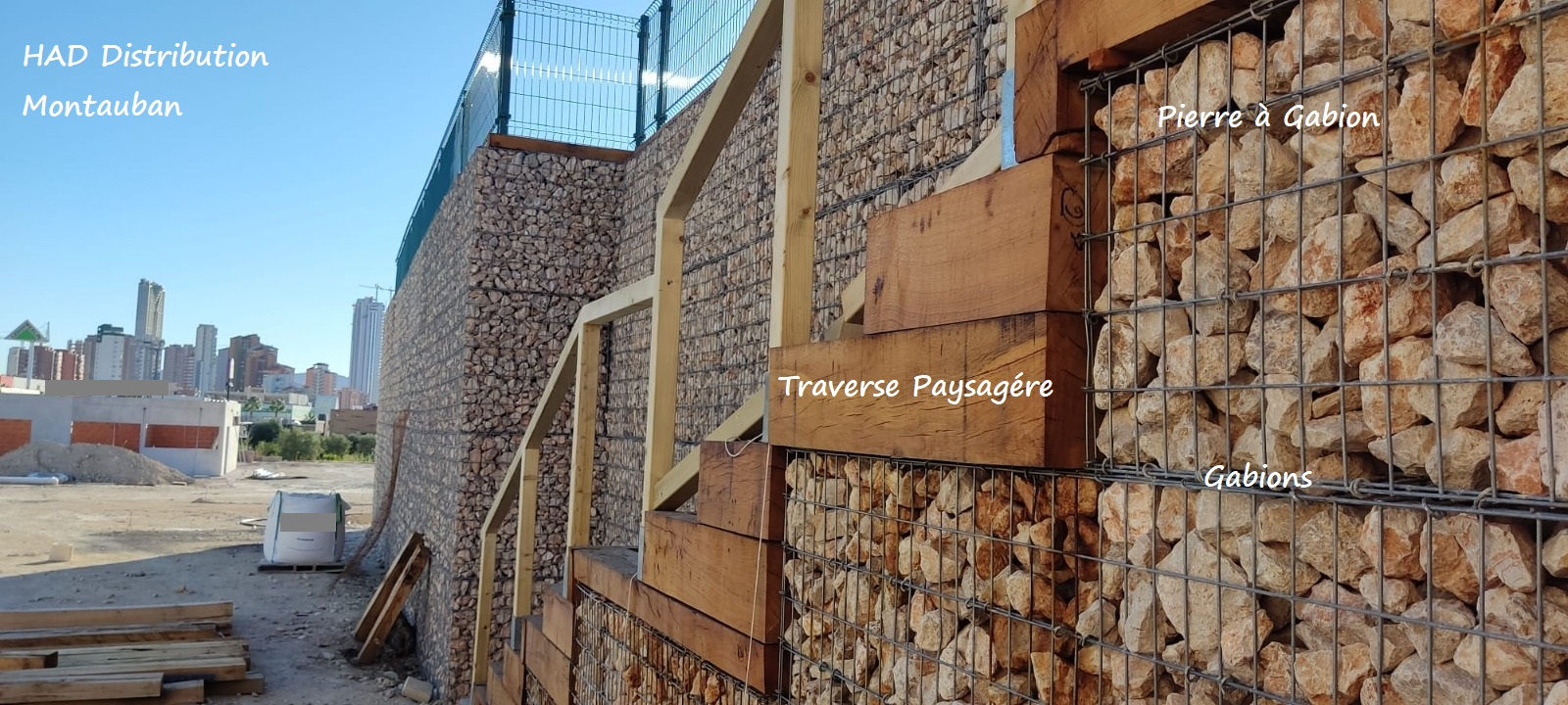 Pierre à Gabion Beige Clair