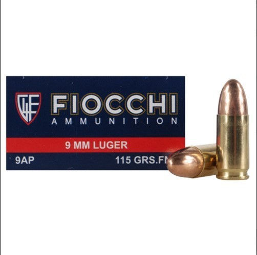Fiocchi 9MM 115 50rds
