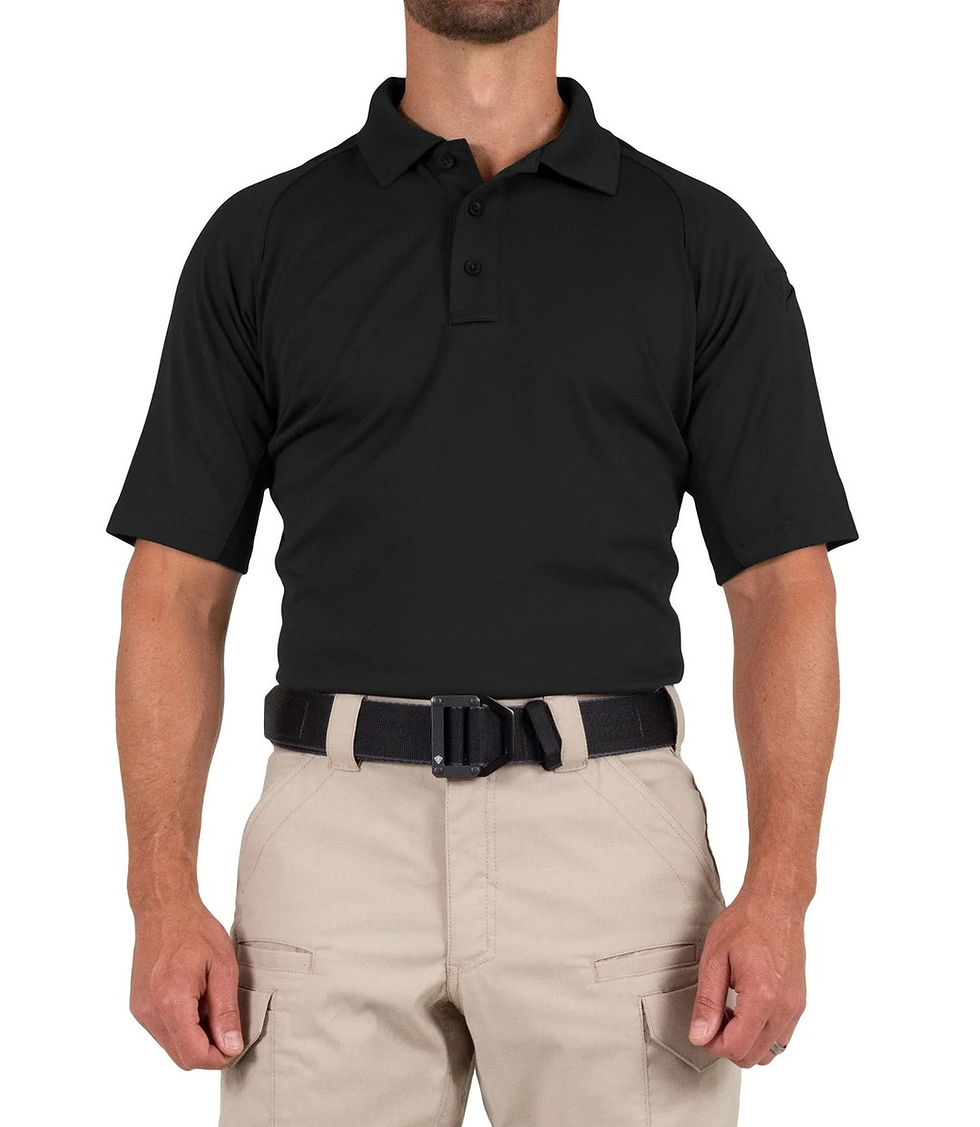 First Tactical Men's Performance SS Polo BLK