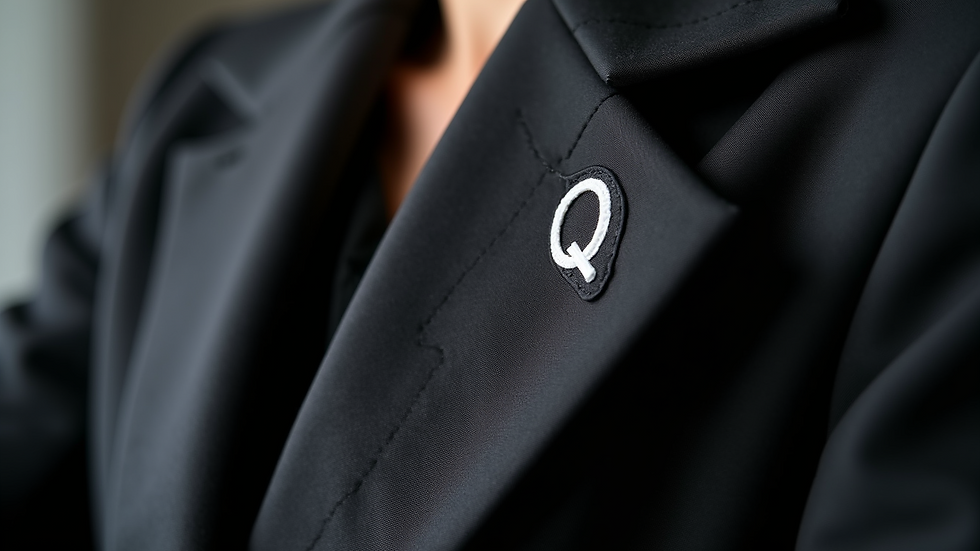 Close-up of high-quality fabric texture on a tailored blazer