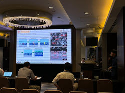 2023碩士班學生邱麒樺參加新竹國賓防蝕年會