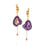 Thumbnail: Purple Druzy Earrings