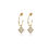 Thumbnail:  Prehnite and Pink Ruby Zircon Hoops
