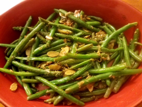 Recipe: Sautéed Green Beans with Garlic, Almonds, and Parmesan