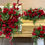 Thumbnail: Classic red and white rose casket spray with ferns and baby's breath for a funeral