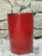 Vaso Vietnamita Cone Vermelho