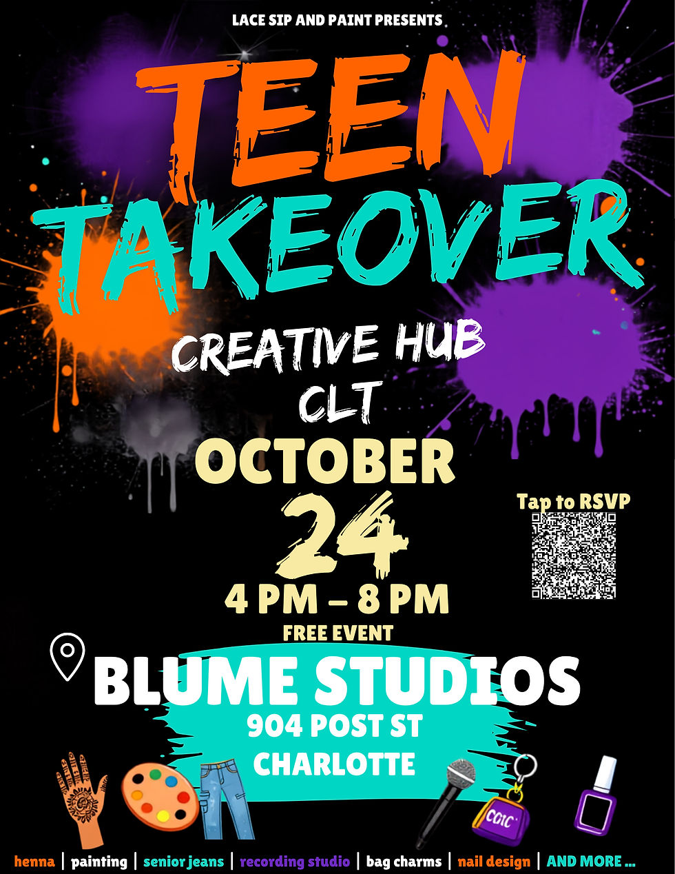 TEEN TAKEOVER Creative Hub