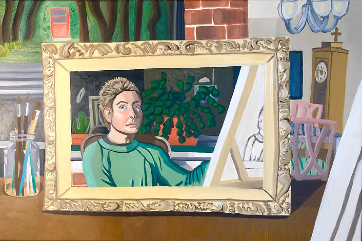 Self Portrait in The Studio.JPG