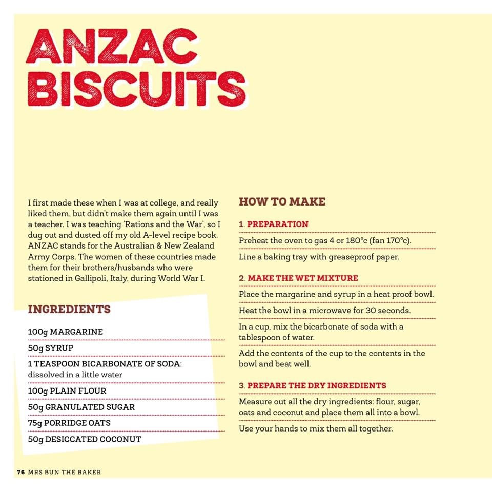 Easy Anzac cookies...
