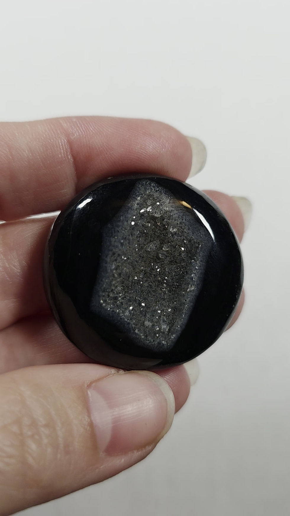 Thumbnail: Black Drusy Agate