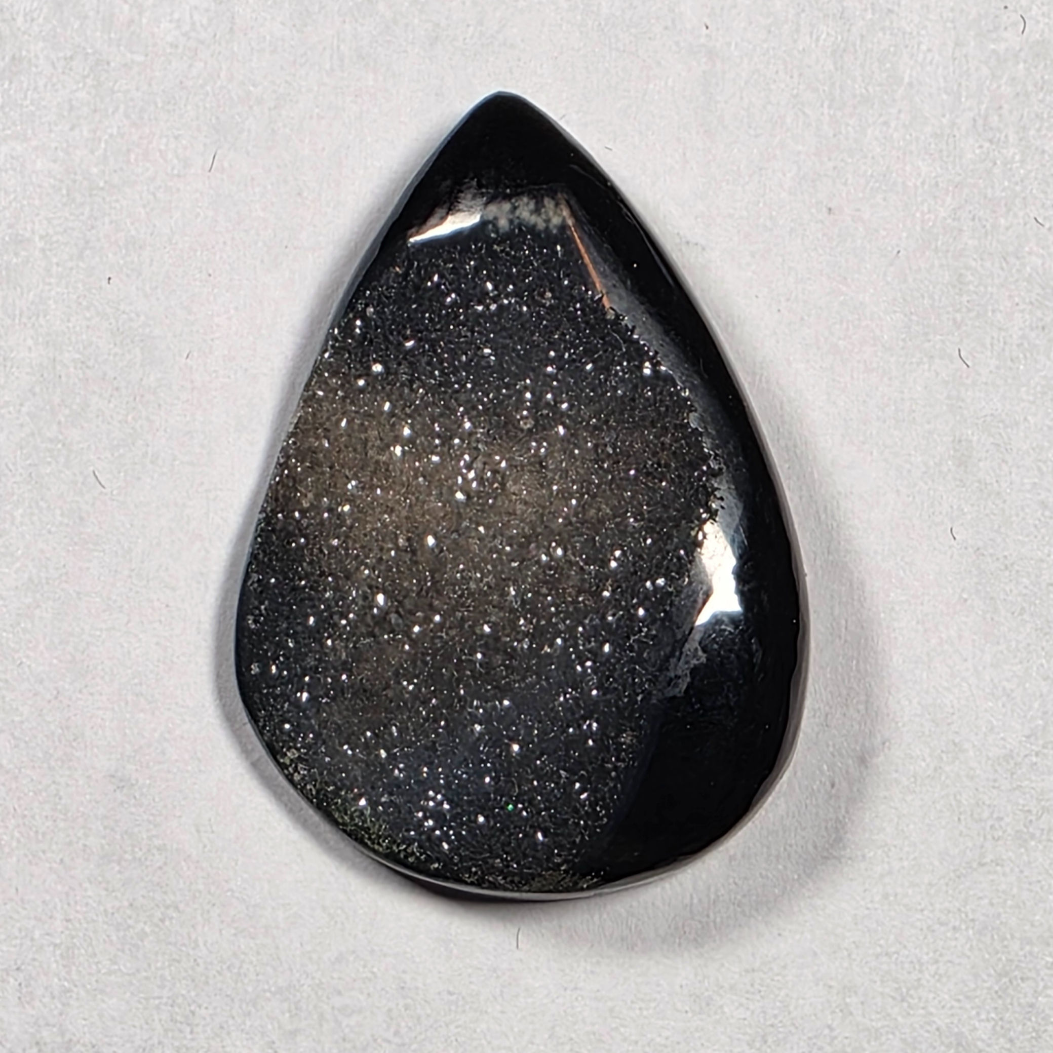 Black Drusy Agate