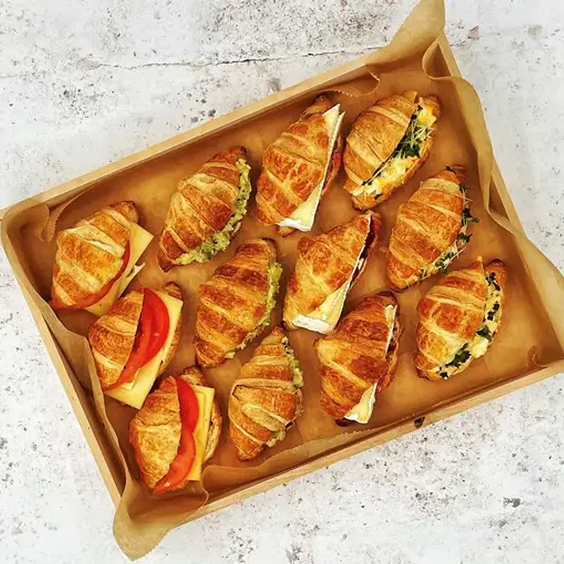Grab Your VEGGIE Savoury Croissant Selection by Salt Wind Catering