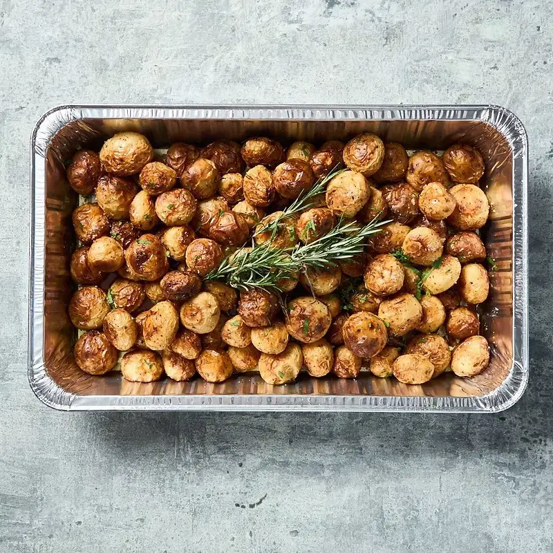 Hot - Roast Potatoes, Rosemary, Garlic + Sea Salt Platter by Salt Wind Catering